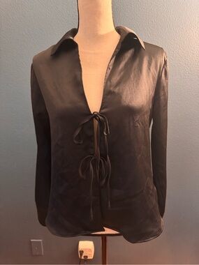 wild fable Black Jacket with Branded Neck Tag